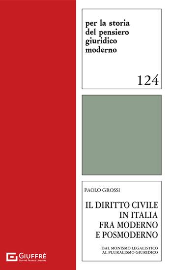 Il diritto civile in Italia fra moderno e postmoderno (dal monismo legalistico al pluralismo giuridico) - Paolo Grossi - Libro Giuffrè 2021, Per la storia pensiero giuridico moderno | Libraccio.it