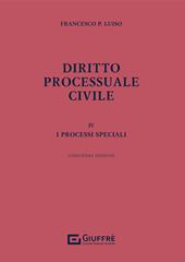 Diritto processuale civile. Vol. 4: processi speciali, I.