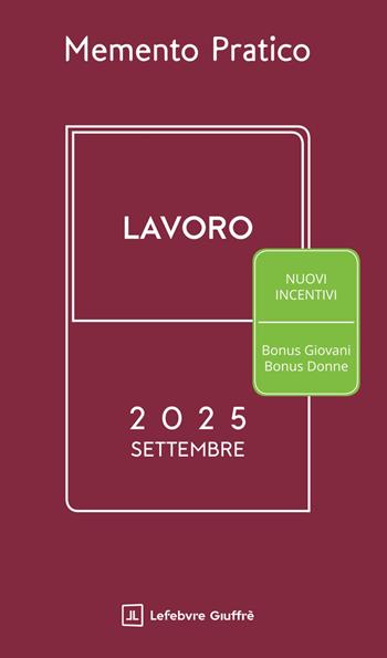Memento lavoro. Settembre 2025  - Libro Giuffrè 2025 | Libraccio.it