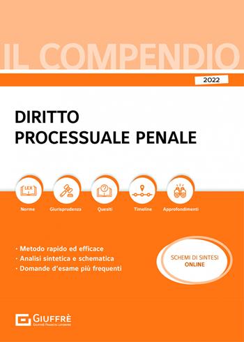 Compendio di diritto processuale penale - Alberto Filippini - Libro Giuffrè 2022, Compendi | Libraccio.it