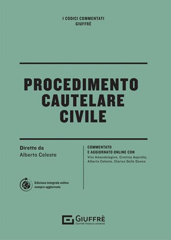 Procedimento cautelare civile  - Libro Giuffrè 2022, I codici commentati Giuffrè | Libraccio.it