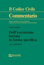 Dell'esecuzione forzata in forma specifica