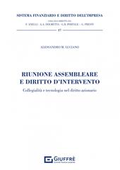 Riunione assembleare e diritto d'intervento
