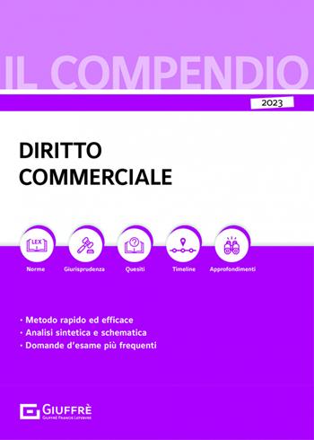 Compendio di diritto commerciale  - Libro Giuffrè 2023, Compendi | Libraccio.it