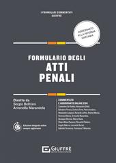 Formulario degli atti penali