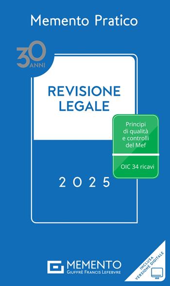 Memento. Revisione legale 2025.  - Libro Giuffrè 2024 | Libraccio.it