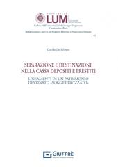 Separazione e destinazione nella Cassa depositi e prestiti