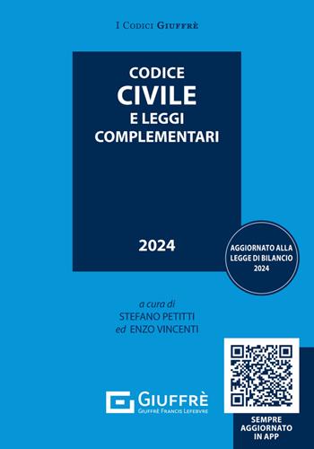 Codice civile e leggi complementari. Con QR Code  - Libro Giuffrè 2024, I codici Giuffrè tascabili | Libraccio.it