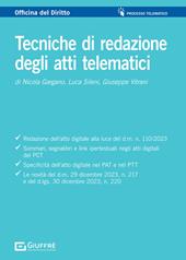 Tecniche di redazione degli atti telematici