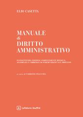 Manuale di diritto amministrativo