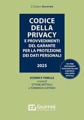 Codice della privacy e provvedimenti del garante per la protezione dei dati personali