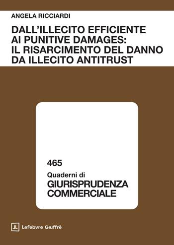 Dall'illecito efficiente ai punitive damages: il risarcimento del danno da illecito antitrust - Angela Ricciardi - Libro Giuffrè 2025, Quaderni di giurisprudenza commerciale | Libraccio.it