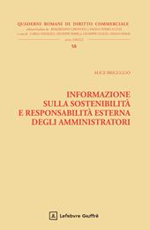 Informazione sulla sostenibilità e responsabilità esterna degli amministratori