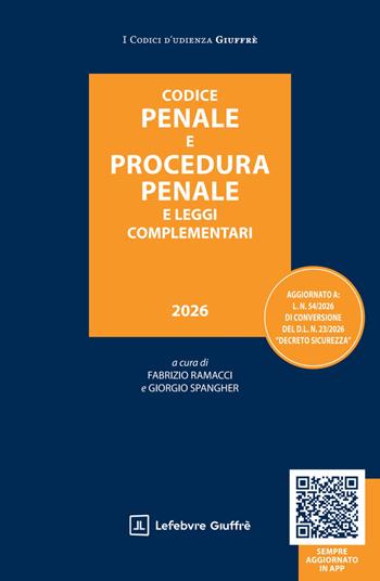 Codice di procedura penale e leggi complementari  - Libro Giuffrè 2026, Codici d'udienza | Libraccio.it