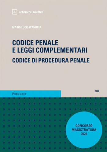 Codice penale Magistratura 2026 con addenda  - Libro Giuffrè 2026, Percorsi. Codici | Libraccio.it