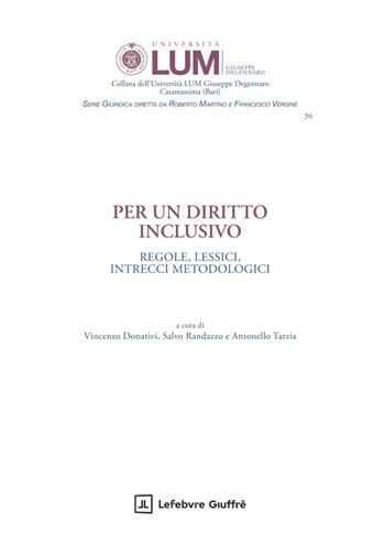 Per un diritto inclusivo  - Libro Giuffrè 2026, Univ. Lum Jean Monnet Casamassima. Serie economica | Libraccio.it
