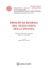 Principi di riforma del testo unico della finanza