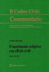 Il matrimonio religioso con effetti civili