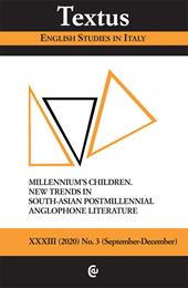 Textus. English studies in Italy (2020). Vol. 3: Millennium's children. New trends in South-asian postmillennial anglophone literature