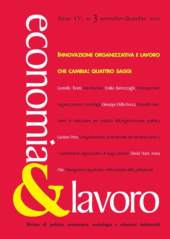 Economia & lavoro (2021). Vol. 3  - Libro Carocci 2022 | Libraccio.it
