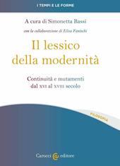 Il lessico della modernità. Continuità e mutamenti dal XVI al XVIII secolo