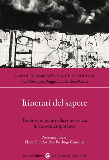 Itinerari del sapere. Teorie e pratiche della conoscenza in età contemporanea  - Libro Carocci 2022, Biblioteca di testi e studi | Libraccio.it