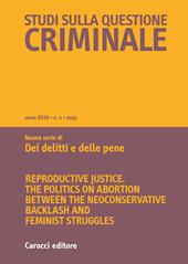 Studi sulla questione criminale (2023). Vol. 2