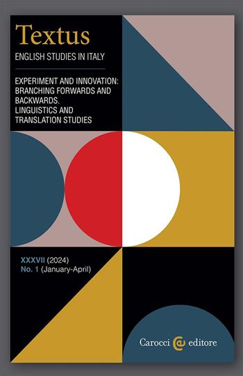 Textus. English studies in Italy (2024). Vol. 1  - Libro Carocci 2024 | Libraccio.it