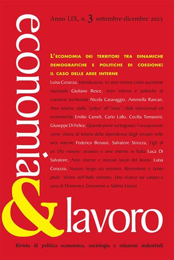 Economia & lavoro (2025). Vol. 3  - Libro Carocci 2026 | Libraccio.it