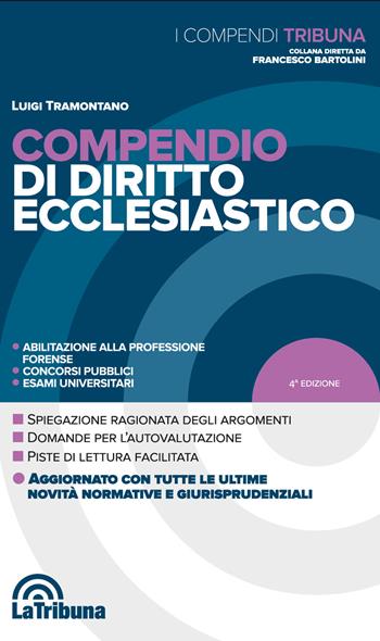 Compendio di diritto ecclesiastico - Luigi Tramontano - Libro La Tribuna 2020, I compendi | Libraccio.it