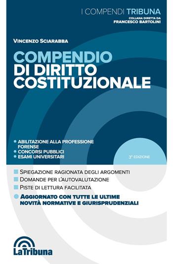 Compendio di diritto costituzionale - Vincenzo Sciarabba - Libro La Tribuna 2020, I compendi | Libraccio.it