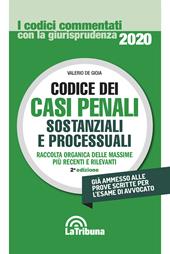 Codice dei casi penali sostanziali e processuali