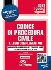 Codice di procedura civile e leggi complementari. Con App Tribunacodici