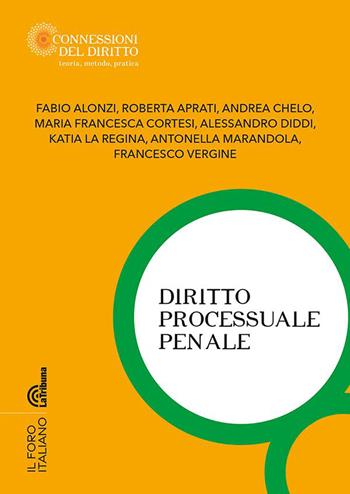 Diritto processuale penale - Fabio Alonzi, Roberta Aprati, Andrea Chelo - Libro La Tribuna 2024, Connessioni del diritto | Libraccio.it