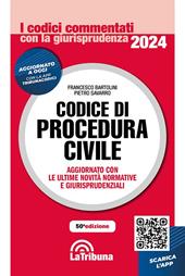 Codice di procedura civile. Aggiornato con tutte le ultime novità normative e giurisprudenziali. Con App Tribunacodici