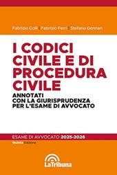 I codici civile e di procedura civile. Annotati con la giurisprudenza per l'esame di avvocato 2025-2026