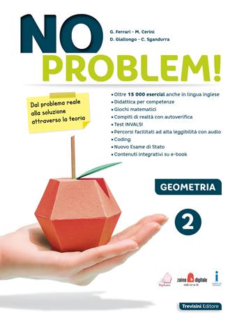 No problem! Geometria. Per la Scuola media. Vol. 2 - Giuseppe Ferrari, Maria Angela Cerini, Donatella Giallongo - Libro Trevisini 2020 | Libraccio.it