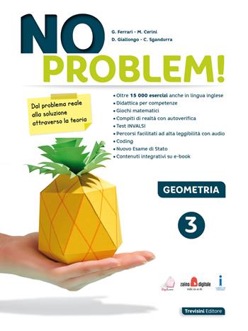 No problem! Geometria. Per la Scuola media. Vol. 3 - Giuseppe Ferrari, Maria Angela Cerini, Donatella Giallongo - Libro Trevisini 2020 | Libraccio.it