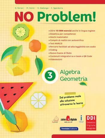 No problem! Algebra e geometria. Con e-book. Con espansione online. Vol. 3 - Giuseppe Ferrari, Maria Angela Cerini, Donatella Giallongo - Libro Trevisini 2022 | Libraccio.it