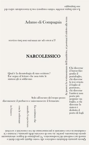Narcolessico - Adamo Di Compagnia - Libro StreetLib 2018 | Libraccio.it