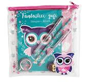Fantastici gufi. Disegna e decora. Ediz. a colori. Con gadget