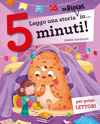 Leggo una storia da ridere in… 5 minuti! Stampatello maiuscolo. Ediz. a colori  - Libro Emme Edizioni 2023, Tre passi | Libraccio.it