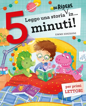 Leggo una storia da ridere in… 5 minuti! Stampatello maiuscolo. Ediz. a colori  - Libro Emme Edizioni 2024, Tre passi | Libraccio.it