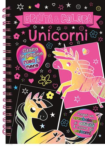 Gratta e colora. Unicorni. Ediz. illustrata. Con matita di legno  - Libro Emme Edizioni 2025, A pagine aperte | Libraccio.it
