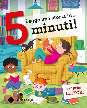 Leggo una storia in... 5 minuti! Stampatello maiuscolo. Ediz. a colori  - Libro Emme Edizioni 2025, Tre passi | Libraccio.it