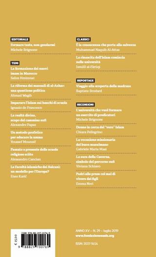 Oasis. Cristiani e musulmani nel mondo globale. Vol. 29: A scuola d'islam  - Libro Marsilio 2019 | Libraccio.it