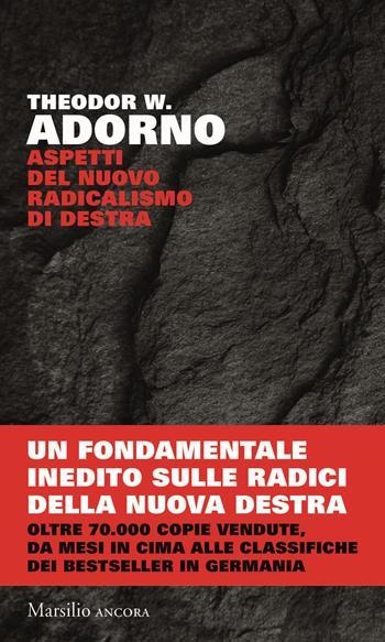 Aspetti del nuovo radicalismo di destra - Theodor W. Adorno - Libro Marsilio 2020, Ancora | Libraccio.it