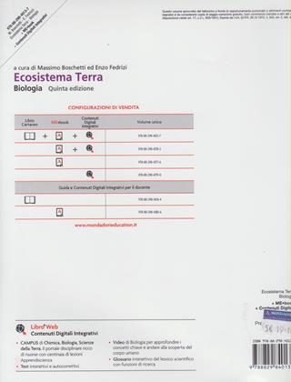 Ecosistema terra. Biologia. Con e-book. Con espansione online - Massimo Boschetti, Enzo Fedrizzi - Libro Minerva Scuola 2014 | Libraccio.it