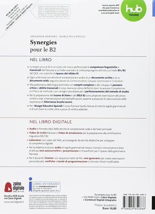 Synergies pour le B2. Con CD Audio formato MP3. Con e-book. Con espansione online - Amandine Barthés, Maria Pia Canulli - Libro Minerva Scuola 2018 | Libraccio.it