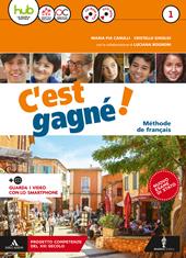 C'est gagné! . Con CD Audio formato MP3. Con e-book. Con espansione online. Con 3 libri: Pour tous-Grammaire pour tous-Ottavino verbi. Con DVD-ROM. Vol. 1